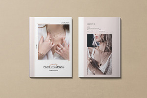 Jewelry Fashion Lookbook Brochure