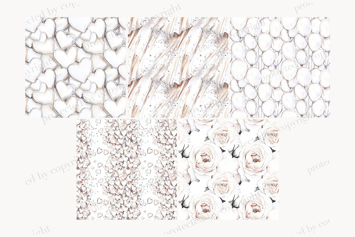 Mothers Day Paper | Neutral Mothers, a Pattern Graphic by GlamArtZhanna (Photo 4 of 4)