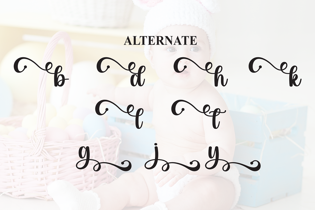 Babylone | Script Font, a Handwritten Font by Scratchones (Photo 8 of 9)