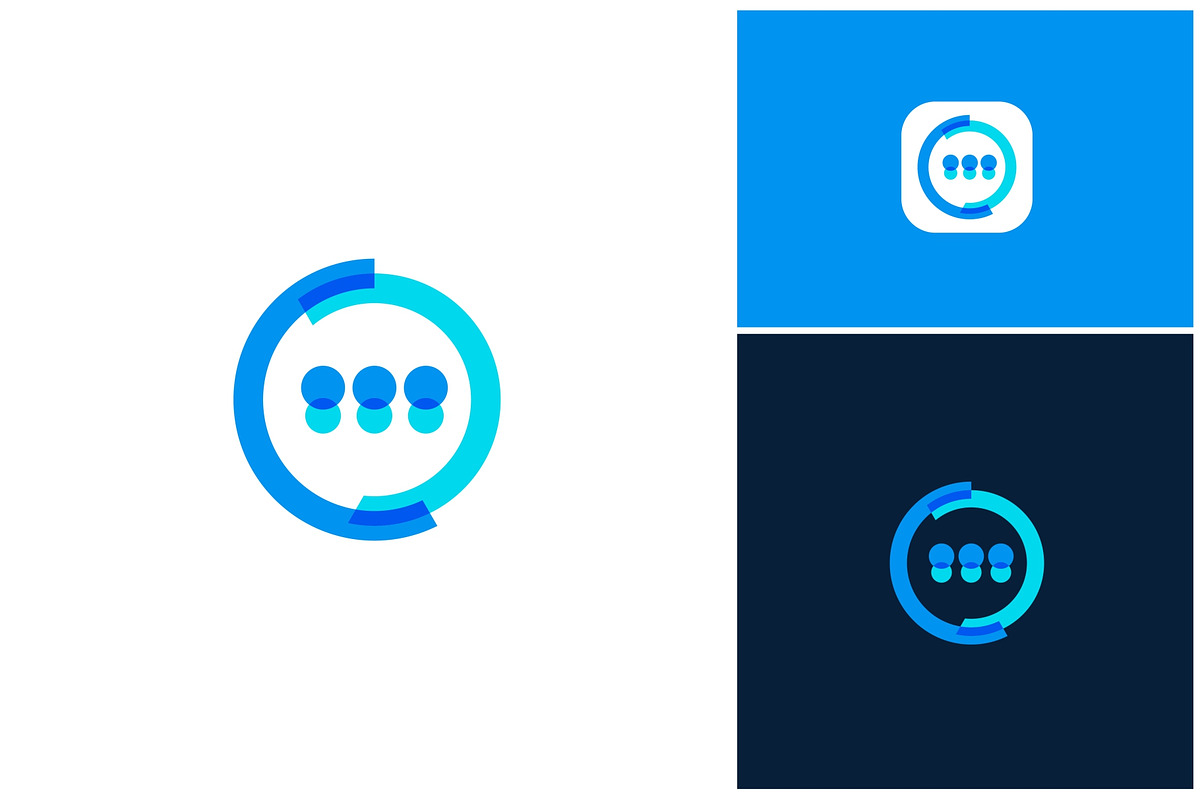 Chat Message Icon Modern Logo, a Branding & Logo Template by ika trisiana (Photo 1 of 2)