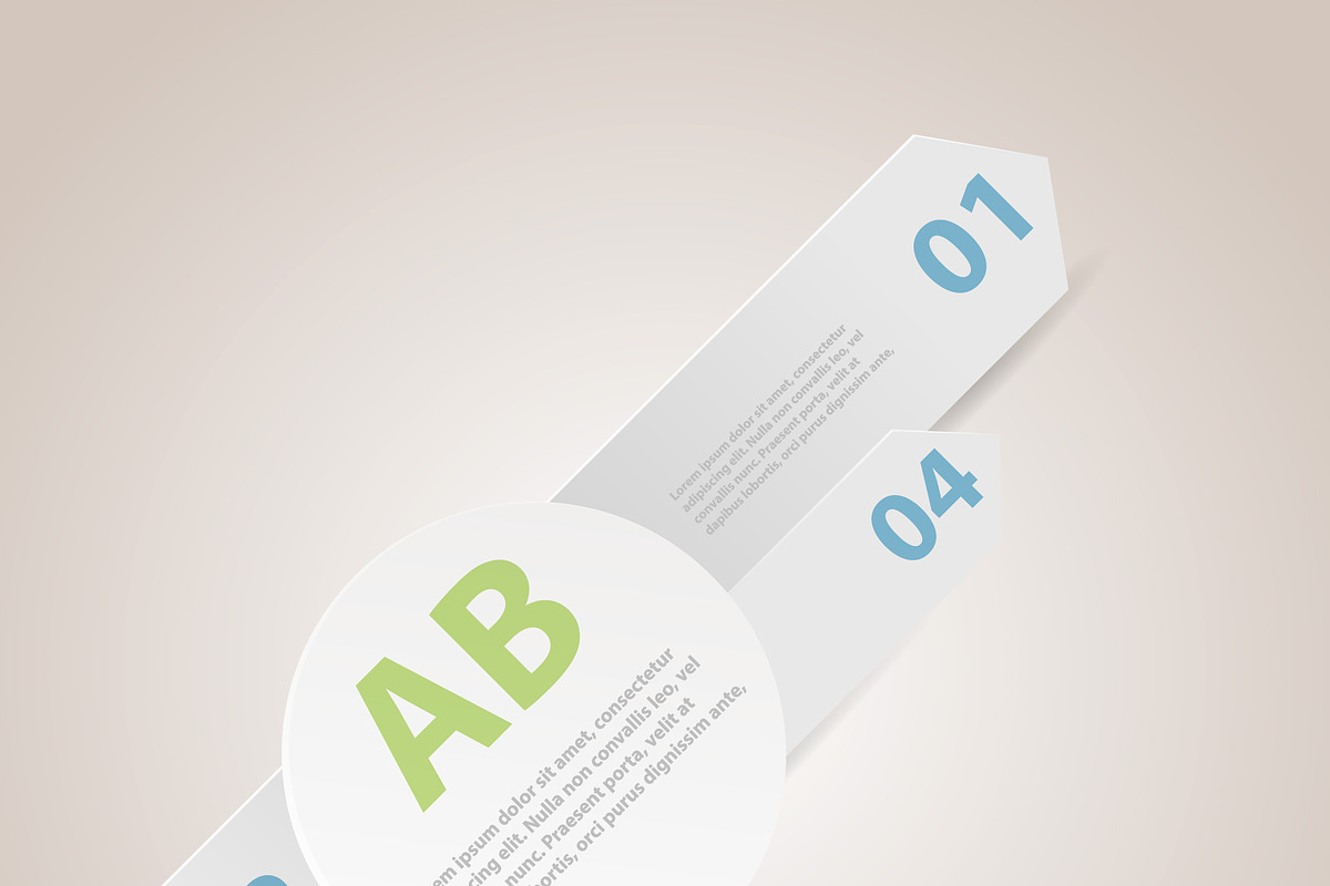 5 Infographic elements, a Templates & Theme by Nerokanji_Designs (Photo 4 of 5)