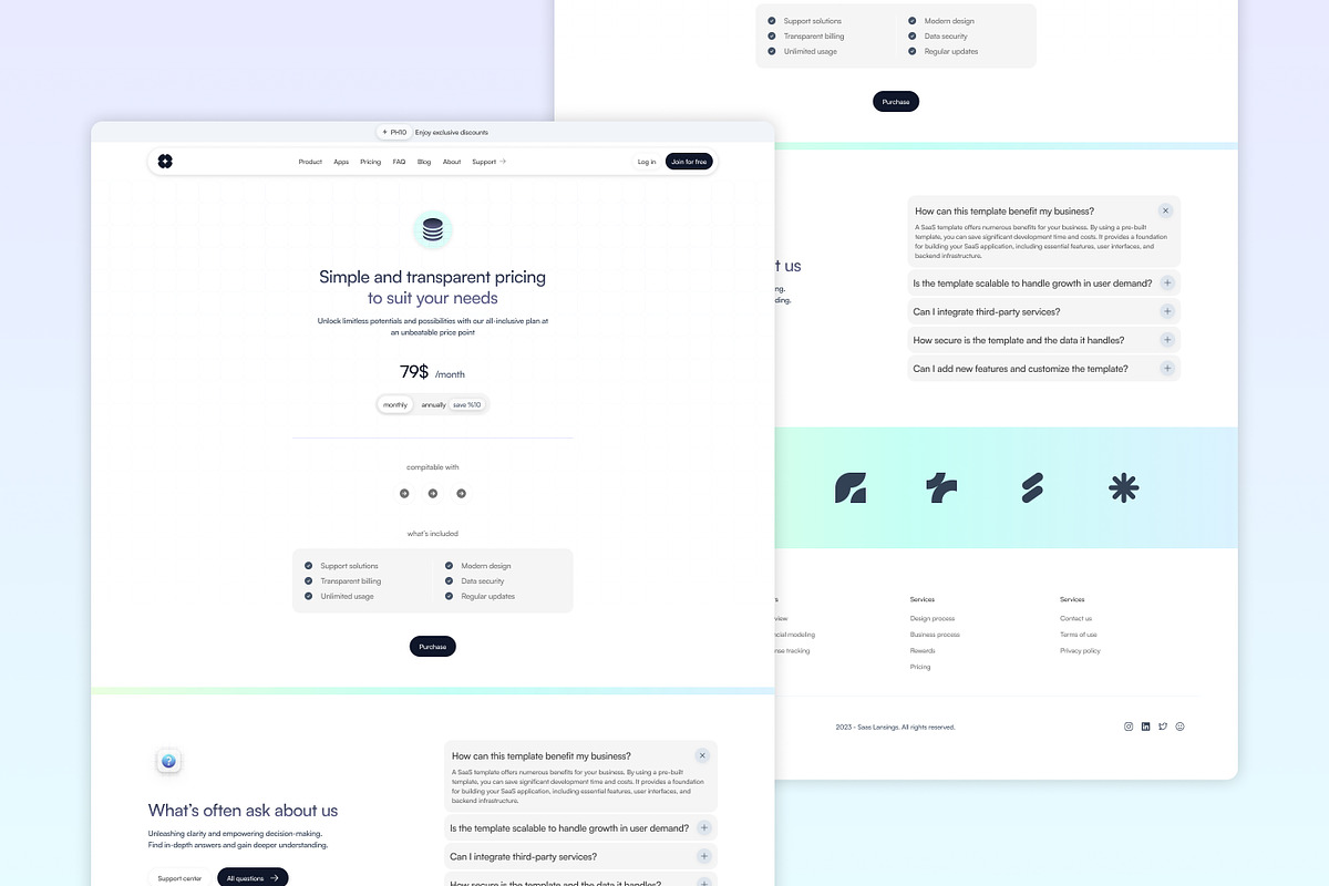 Mystery Framer SaaS Template, a Websites & App Template by Ali Çorak (Photo 3 of 3)