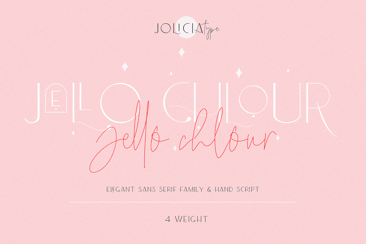 Jello Chlour, a Font by Jolicia Type (Photo 1 of 15)