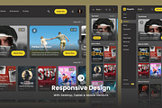 Streaming Dashboard UI Kit Design, an UI Kit Template by twinstd (Thumbnail 3 of 5)