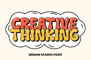 Dream Sparks - Bubble Display Font, a Handwritten Font by Typebae (Thumbnail 5 of 8)