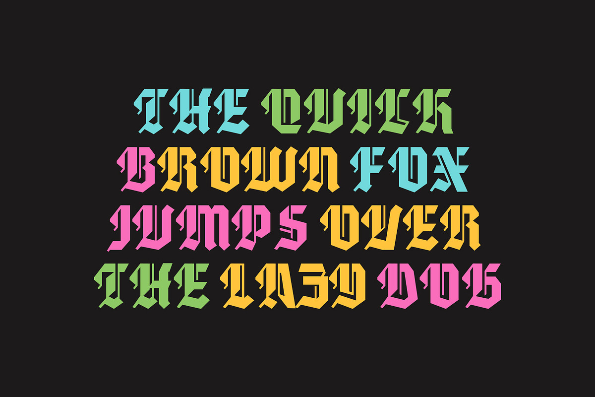 Deviella - Modern Gothic Font, a Blackletter Font by creativemedialab (Photo 4 of 10)