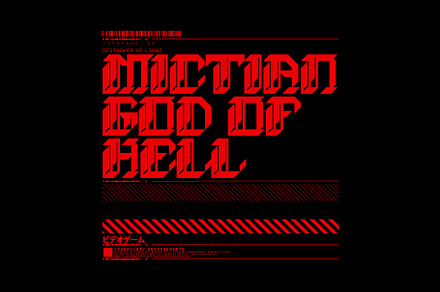 MICTIAN, a Font by Hydro74