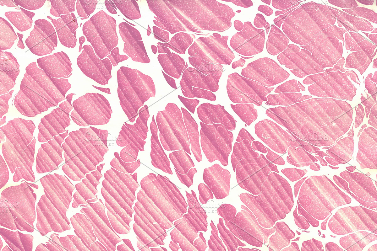 3 Hand Marbled Papers Aquarelle, a Texture Graphic by Marblingdom (Photo 3 of 4)