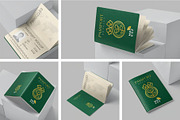 Passport Booklet Mockups, a Product Mockup by megostudi0 (Thumbnail 1 of 7)