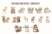 Woodland Baby Animals Illustrations, an Animal Illustration by youtoview (Thumbnail 8 of 15)