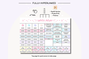 ADHD Purple Pastel Digital Planner, a Stationery Template by Tas Creative Studio (Thumbnail 4 of 9)
