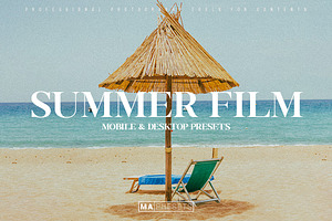 10 SUMMER FILM Lightroom Presets, a Preset Add-On by MaPresets