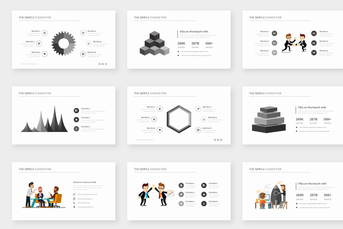 Hikari Creative Keynote Template, a Presentation Template by One Percent Studio (Photo 13 of 15)