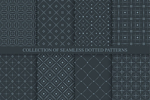 Dark Dotted Ornamental Patterns