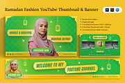 Ramadan Fashion Youtube & Canva, a Social Media Template by Lettha-Studio (Thumbnail 1 of 5)