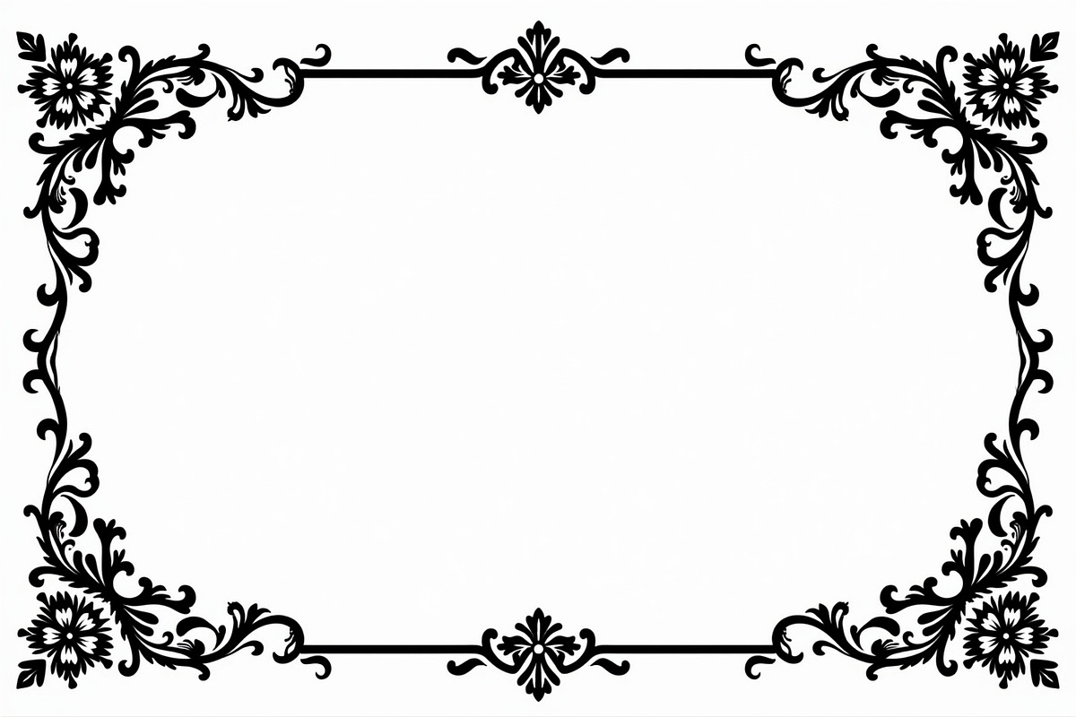Decorative Frame Vector Bundle, an Illustration by yasushie (Photo 5 of 9)