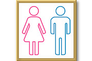 Man and woman icons, an Outline Icon by RODINA (Thumbnail 3 of 3)