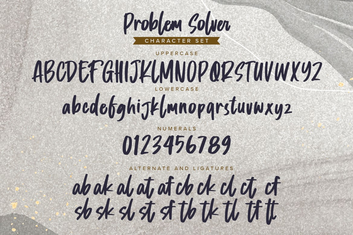 Problem Solver -Playful Display Font, a Script Font by Gassstype (Photo 6 of 8)