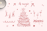 Christmas Hand Drawn Line Art, a Seasonal Illustration by Summer Nightingale Art (Thumbnail 15 of 19)