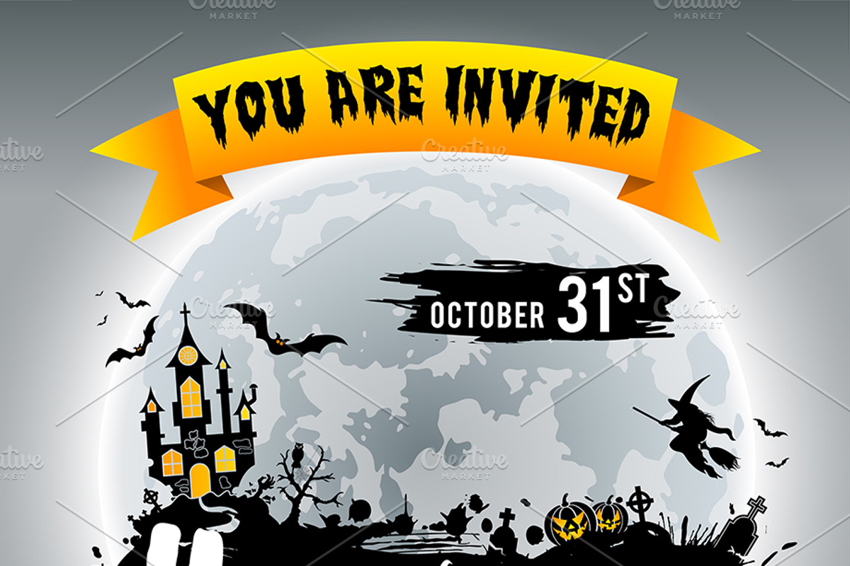 Happy Halloween Party, a Decorative Illustration by TAlex (Photo 6 of 6)
