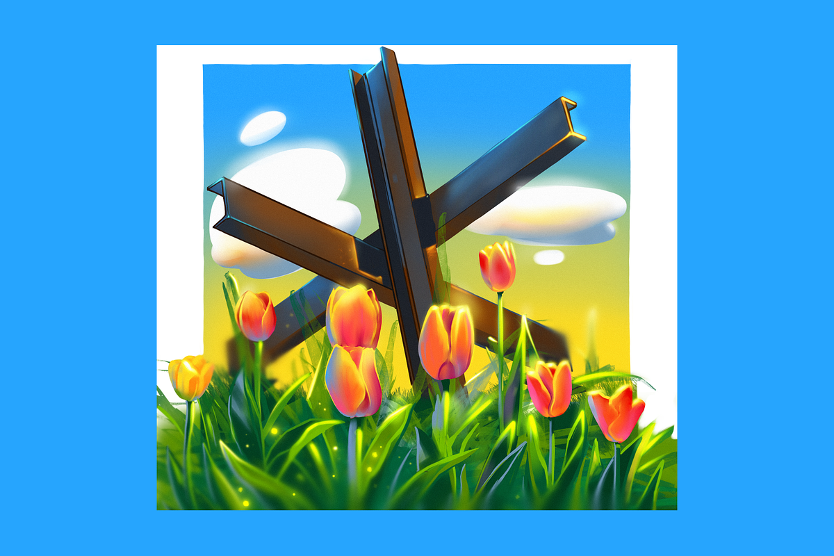 Ukrainian Spring HIGH RES, an Illustration by tubik shop