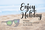 Blue Beach | Handwritten Font, a Script Font by Rissyletter Studio (Thumbnail 2 of 8)