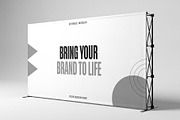 Exhibition Backdrop Banner Mockup, an Advertising Mockup by graphypix (Thumbnail 3 of 4)