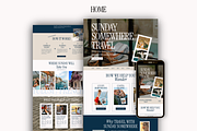 Luxury Travel Agency Showit Website, a Squarespace Template by Warmsoulgallery (Thumbnail 2 of 14)