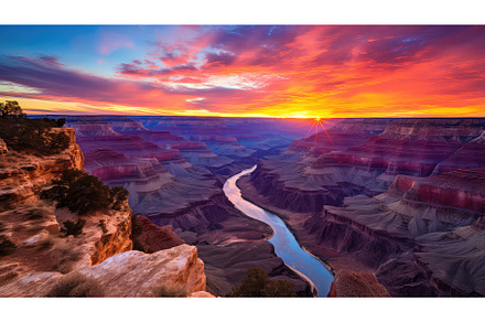 national grand canyon landscape ai, a Background Photo by pikepicture
