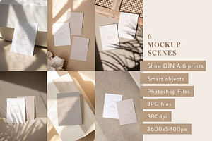 Prints & Postcards Mockup Set