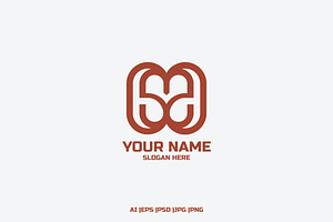 52 monogram, a Branding & Logo Template by mwh_design