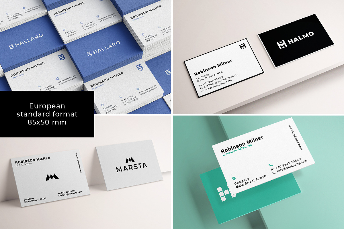 Business Card Bundle 20 Templates, a Business Card Template by Fabian_Design (Photo 5 of 6)