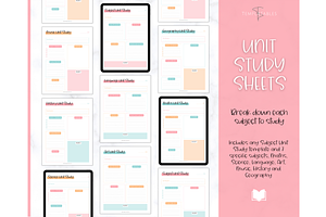 Homeschool Planner Printable - 50 Pg