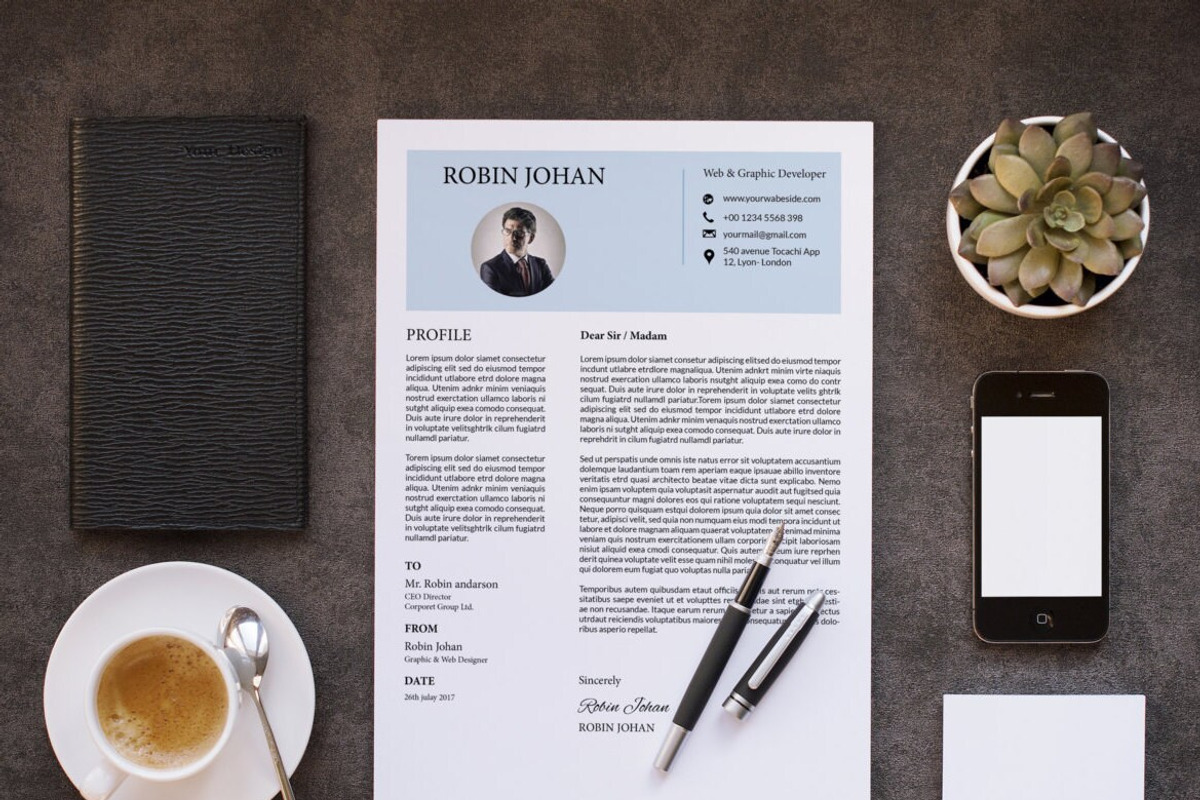 Resume Template, a Resume Template by Template Shop (Photo 2 of 4)
