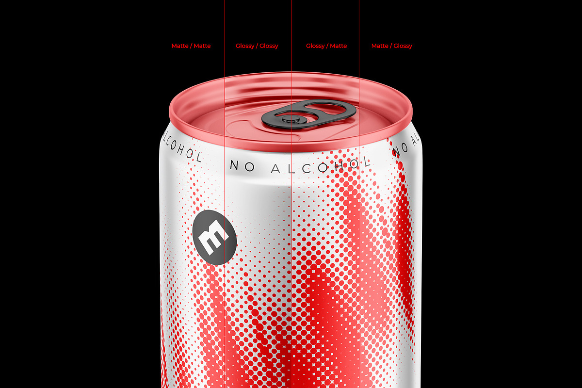 Sleek 330ml Aluminium Can Mockup, a Packaging Mockup by easymock (Photo 3 of 11)