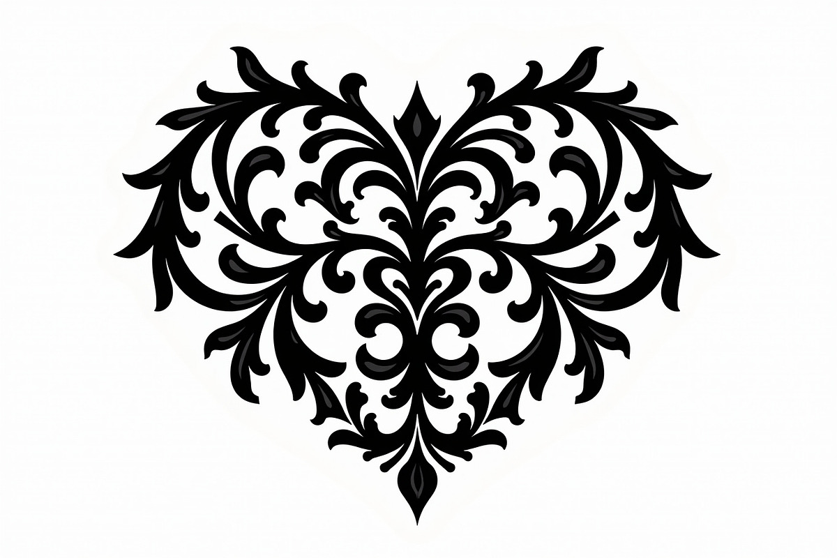 Romantic Lace Heart Clipart, an Illustration by Artivon (Photo 19 of 21)