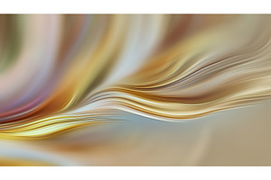 Flowing Abstract Design With Soft, an Illustration by BazziBa♥