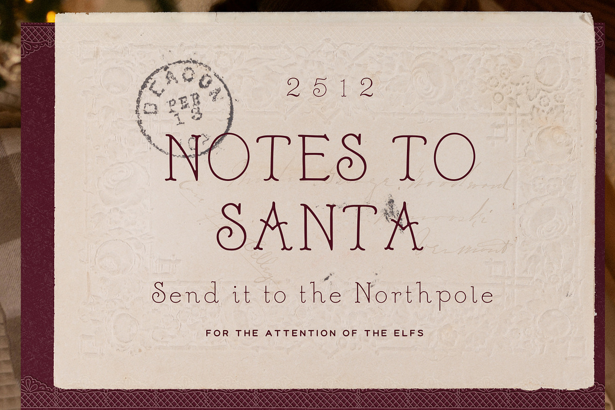 Handmade Vintage Christmas Font Duo, a Handwritten Font by Laras Wonderland (Photo 2 of 11)