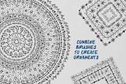 60 Christmas Pattern Brushes, a Brush Add-On by Mallinka (Thumbnail 8 of 10)