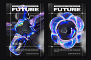 Colorful 3D Duo Glass Shapes Pack, a Graphic by LarysaZabrotskaya (Thumbnail 13 of 14)