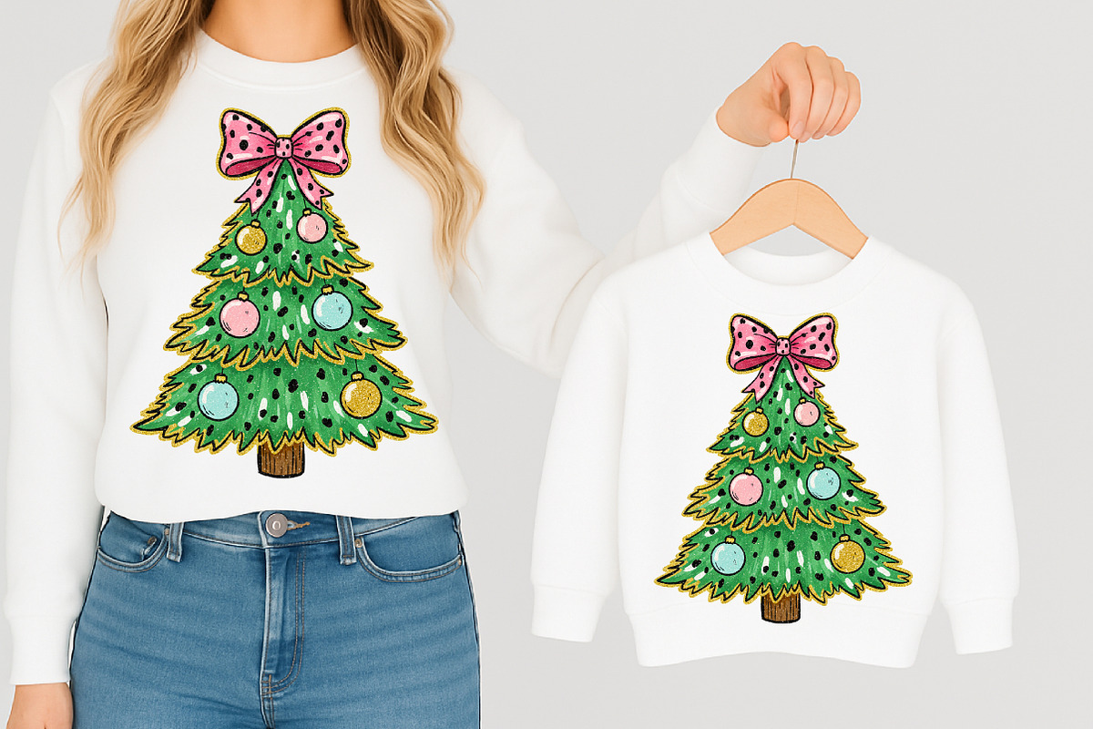 Colorful Glitter Coquette Christmas, an Illustration by Libby Wishes (Photo 8 of 8)