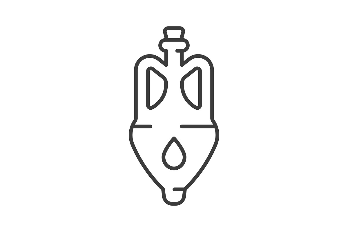 Olive oil line icon set, an Outline Icon by ElineDesign (Photo 3 of 3)