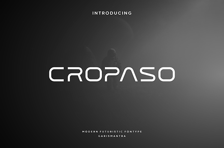 Cropaso, a Font by garismantra