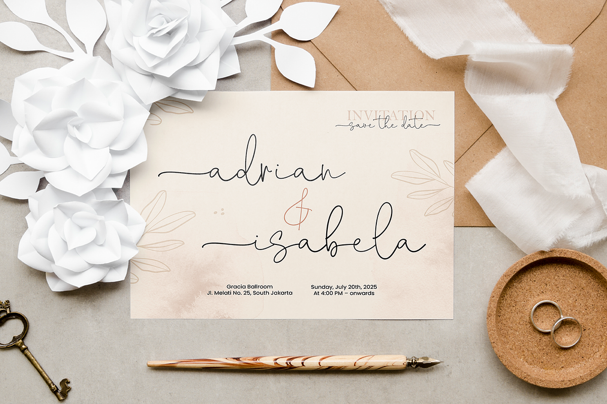 Holly - Christmas Font, a Handwritten Font by Mozatype (Photo 8 of 8)