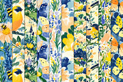 Modern Floral Seamless Patterns, a Pattern Graphic by Maishop (Thumbnail 8 of 8)