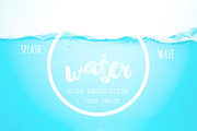 Water Wave Backgrounds, a Texture Graphic by pongsakornjun (Thumbnail 3 of 3)