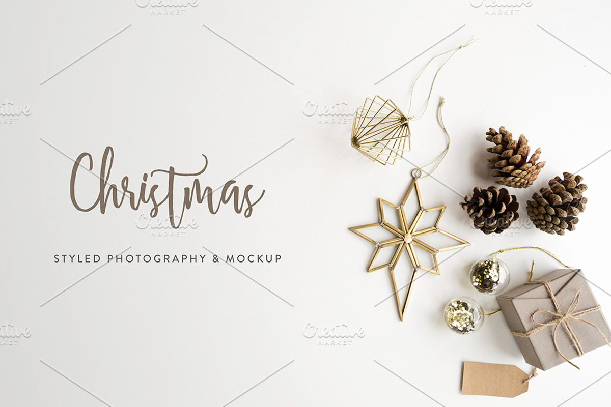 Christmas Styled Photo Bundle #01, an iPad Mockup by GT Studio (Photo 2 of 7)