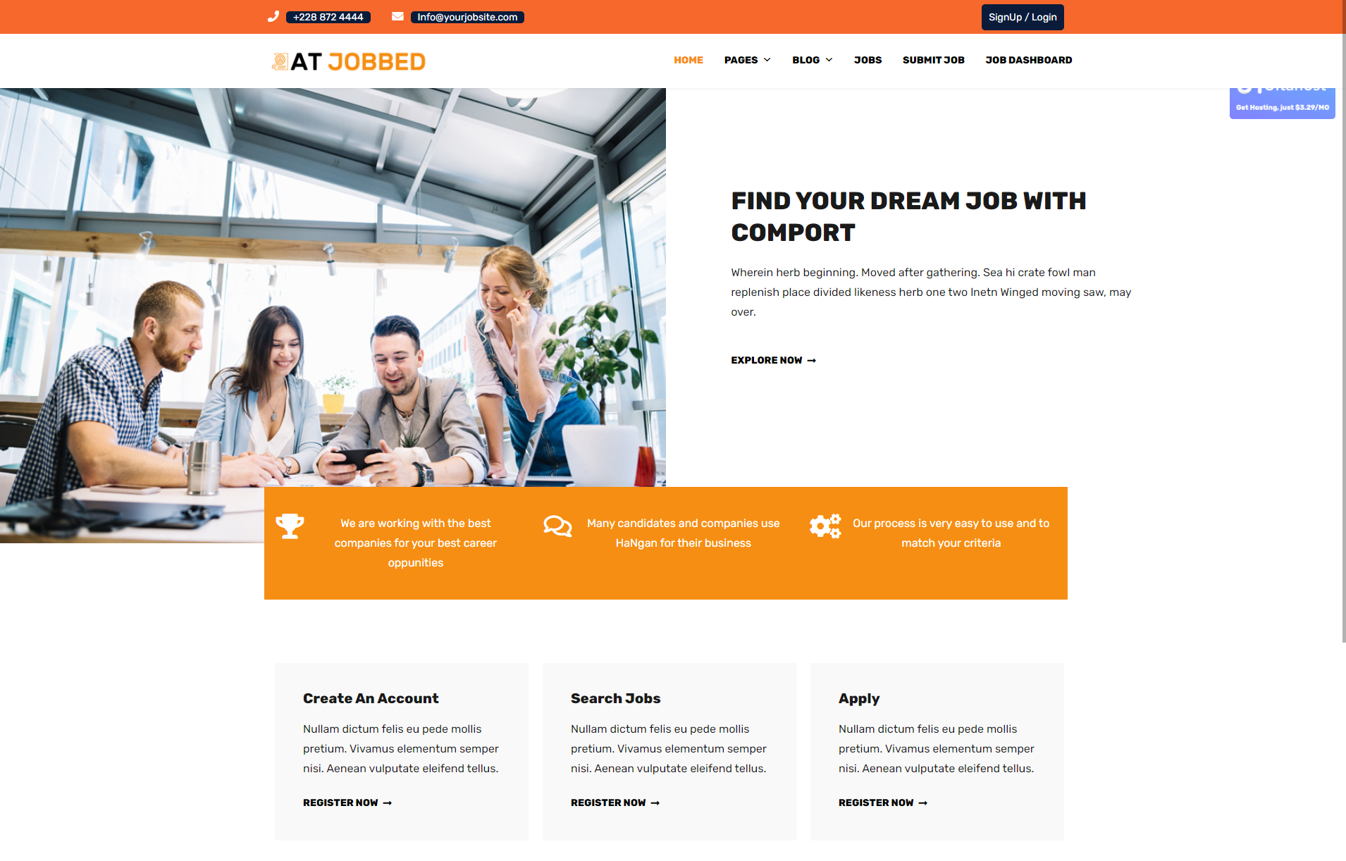 AT Jobbed - Joomla Job Template, a Websites & App Template by LTheme