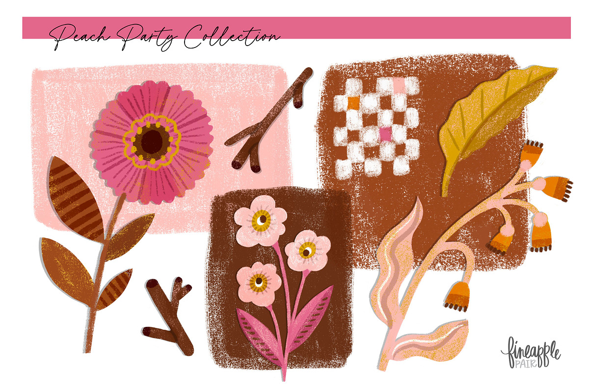 Modern Boho Floral Clipart, an Object Graphic by FINEAPPLE (Photo 4 of 6)