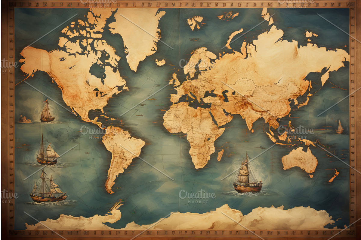 Topographical Map geographical view, an Illustration by Ylivdesign
